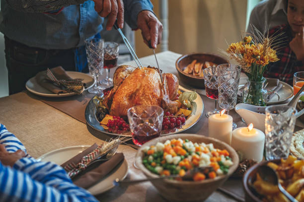istock Traditional Holiday Stuffed Turkey Dinner 865492728