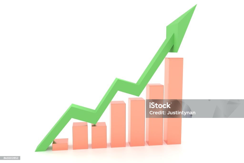Rising Line Graph Stock Photo - Download Image Now - Finance and ...