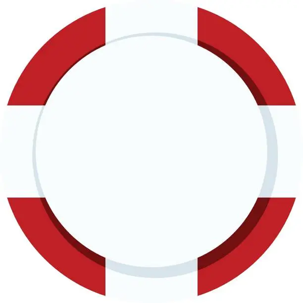 Vector illustration of Switzerland button illustration