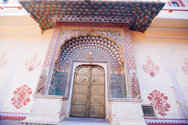 istock Peacock Gate in Jaipur City Palace, Rajasthan, India. 865511894