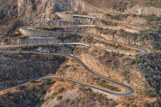 istock Road along Leba Sierra. View from above. Lubango. Angola. 865512166