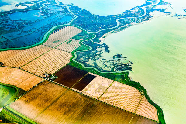 istock Island in the sea. Aerial view 865512322