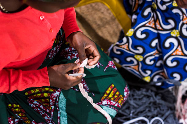 istock African business woman weaving 865515304