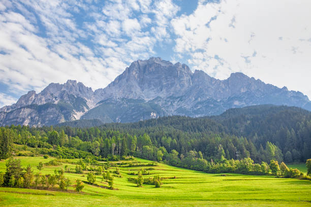 istock green meadow and mountain 865526924
