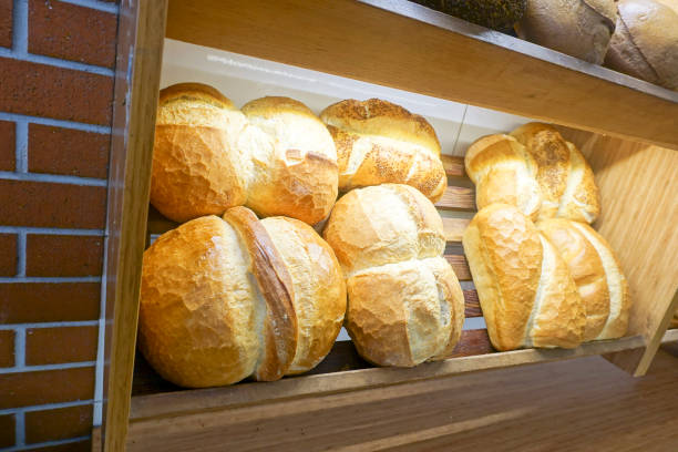 istock warm the bread in the oven 865531504