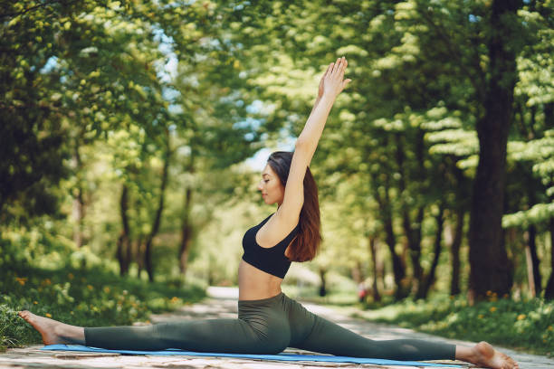 istock yoga girl 865533762