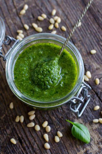 istock Pesto genovese sauce 865541358
