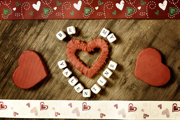 istock retro background of heart shape 865545102
