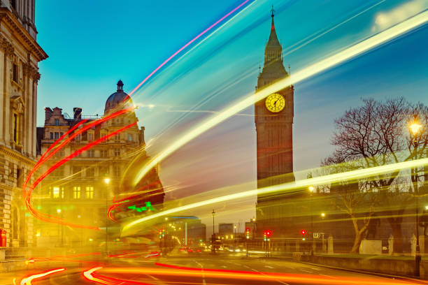 istock Big Ben in London at night 865553264