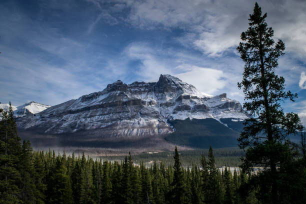 istock 4 Seasons Snow and Mountains over valley 865560098