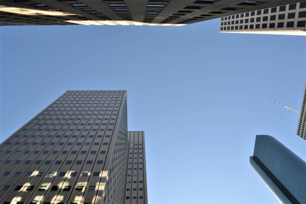 istock A unique view of skyscrapers in Houston, Texas 865560114