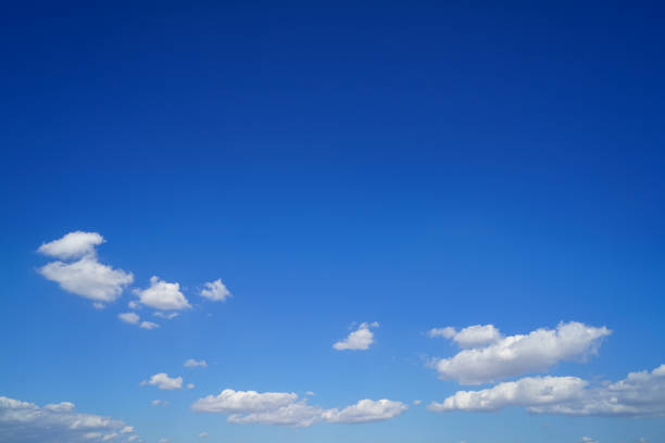istock Group of free form floating white cloud as per imagination with bright blue sky background on sunshine day 865560378