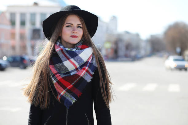 istock Girl on a walk in sunny weather 865567706