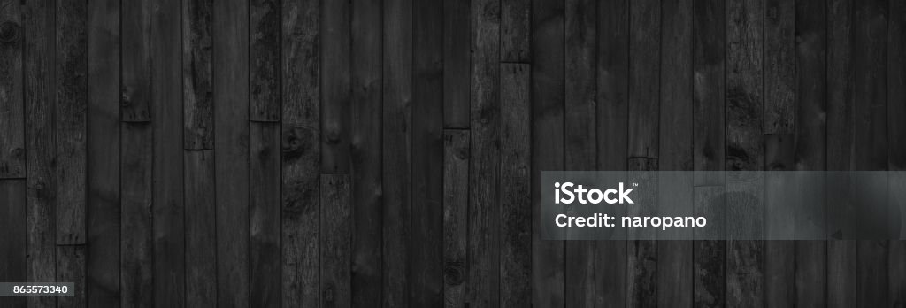 Fundo da textura de madeira preta em branco, com design - Foto de stock de Cor Preta royalty-free