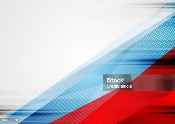 Abstract Tech Bright Grunge Vector Background Stock Illustration - Download Image Now - Red, Backgrounds, Blue