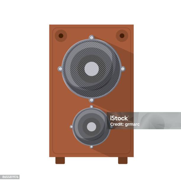 Speaker Box Isolated Icon Design Stock Illustration - Download Image Now -  Speaker, Tall - High, Arts Culture and Entertainment - iStock