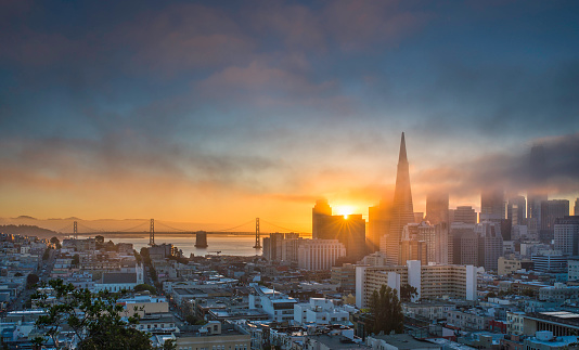San Francisco - California, Urban Skyline, Cityscape, City, California