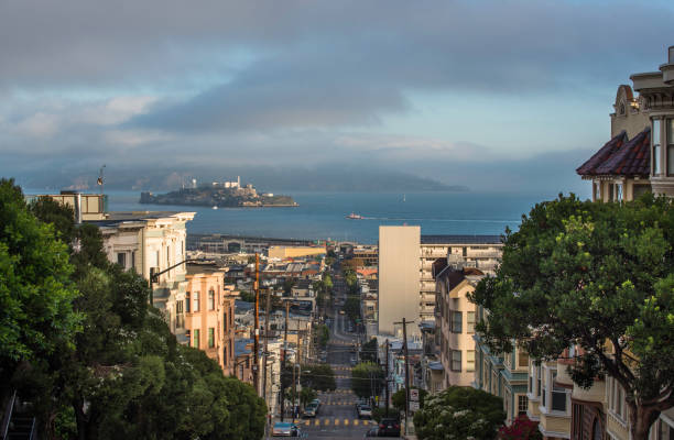 istock San Francisco Taylor street panorama with Bay and Alcatraz 865585384