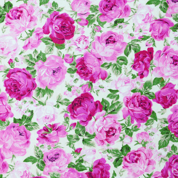 istock Fragment of colorful retro tapestry textile pattern with floral ornament useful as background 865593570