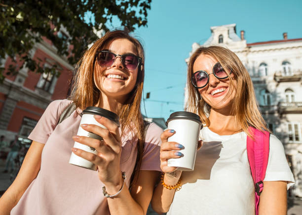 istock Best Friends with Coffee Cups 865623930