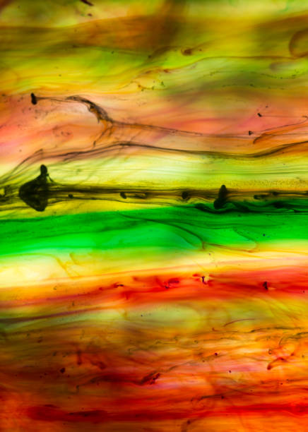 istock Acrylic colors and ink in water. 865627742