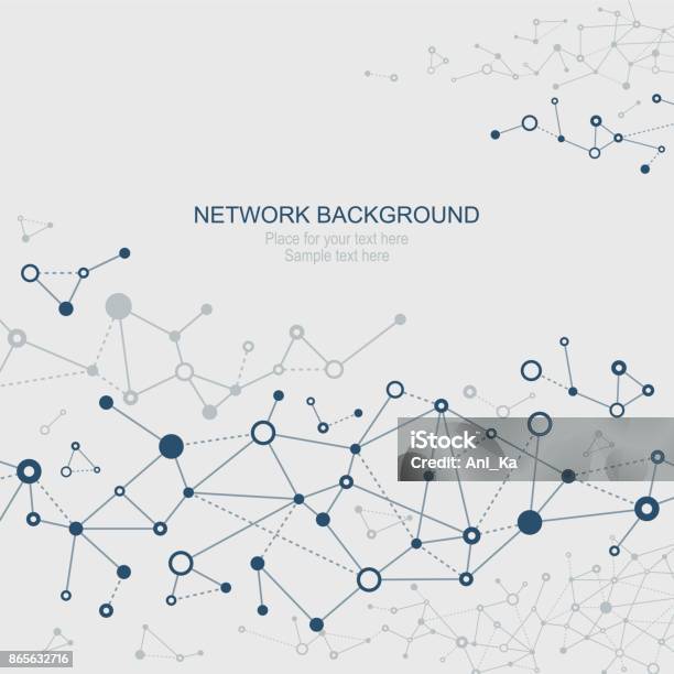 Network Model Background Abstract Network Background Stock Illustration - Download Image Now ...