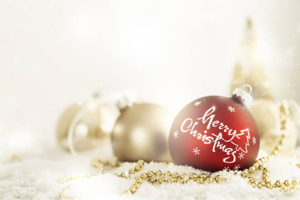 istock Red and golden balls for Christmas 865632860