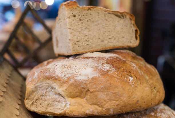 istock The  loaf of rustic bread traditionally roasted. 865638620
