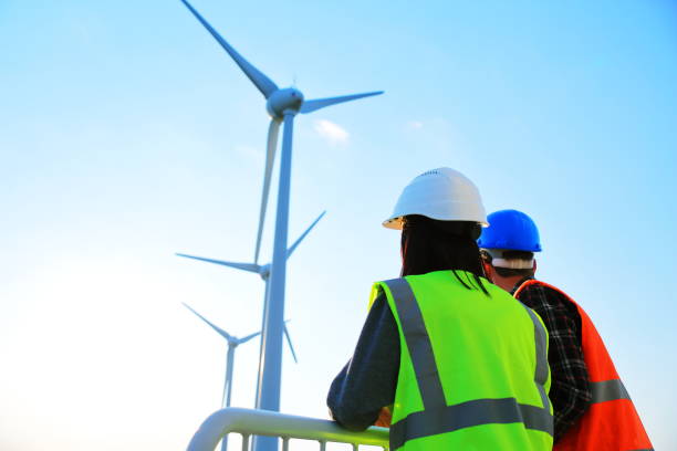 istock Engineers of Wind Turbine 865647522