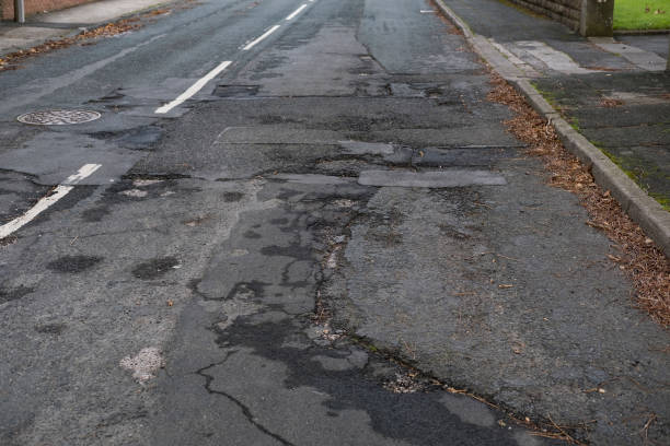 las roto camino británico en el noroeste de inglaterra. - northwest england fotografías e imágenes de stock