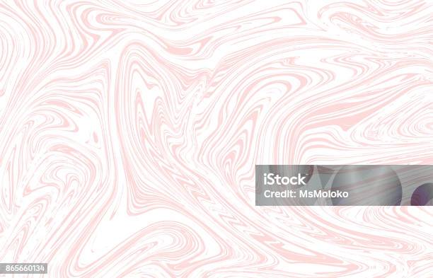 Light Pink Marble Texture Design Vector Background Stock Illustration - Download Image Now