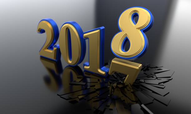 istock The concept of the new year 2018, 3d rendering 865671966