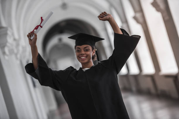 istock Beautiful young alumnus 865672216