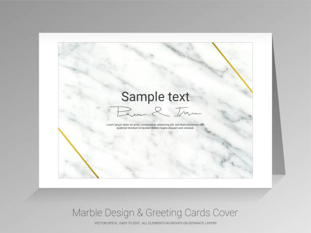 大理石のグリーティング カードのベクトルの背景、バナー、白いカード テンプレート、シンプルなスタイルもモダンでエレガントなお客様のニーズに合わせてカスタマイズすることが簡単� - envelope invitation greeting card blank点のイラスト素材／クリップアート素材／マンガ素材／アイコン素材