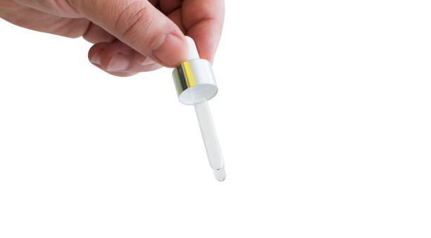 istock Dropper Bottle. Blue conteiner isolated on white background 865684118