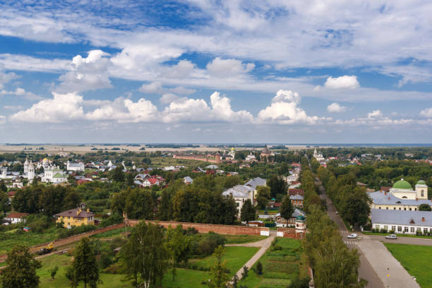 istock Ancient Orthodox monastery in Suzdal summer day 865688246