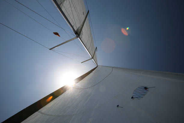 istock Top of the mast with two sails 865691966
