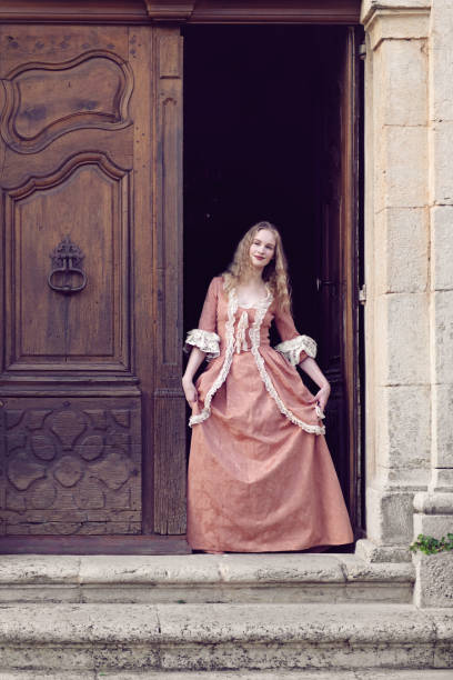 istock 18th century woman in a castle 865692522