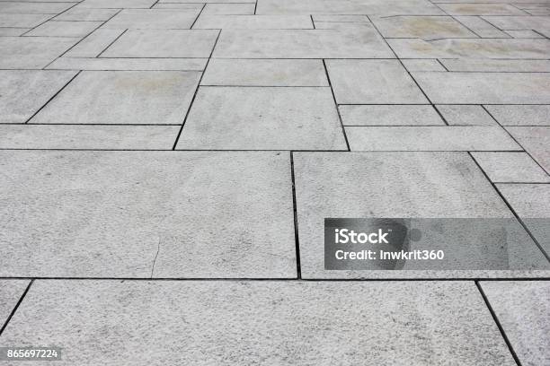 Black And White Marble Floor Texture Background Stock Photo - Download Image Now - Paving Stone, Patio, Stone - Object