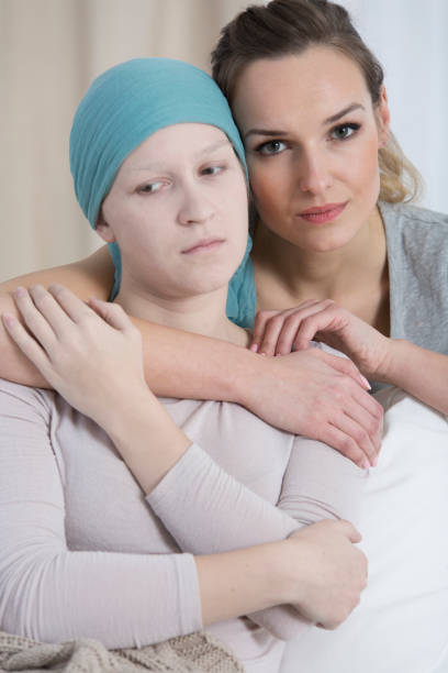 istock Sad girl with breast cancer 865704670