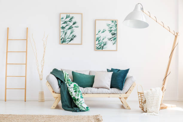 istock Classic living room with lamp 865709472