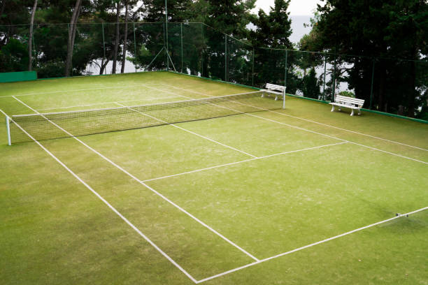 istock Tennis near the sea 865710210