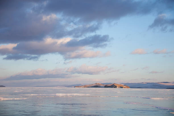 istock Ogoi island. Lake Baikal, winter landscape 865734260