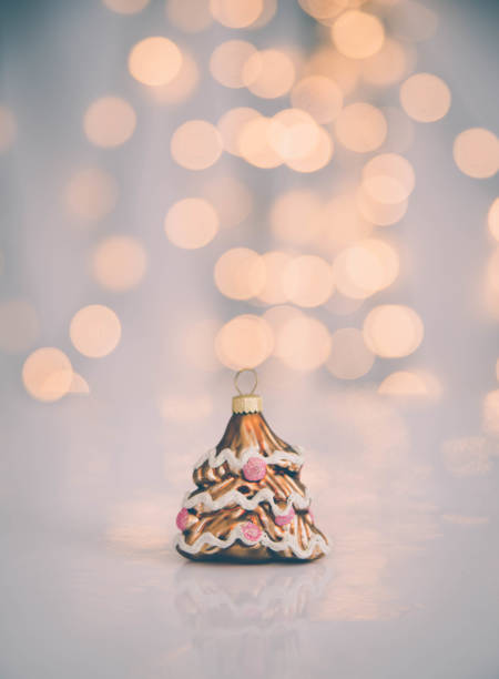 istock Shiny christmas ornament on white background. 865734980