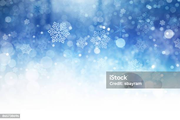 Fondo De Navidad Foto de stock y más banco de imágenes de Fondos - Fondos, Navidad, Copo de nieve