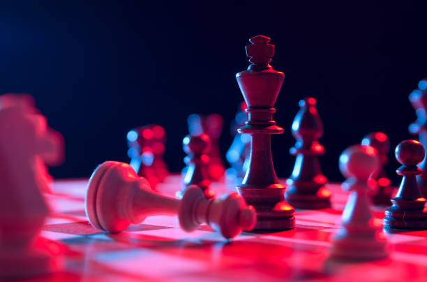istock Chess financial, leader strategy in business 865742444