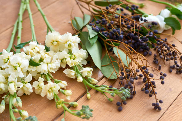 istock Tender flowers and berry 865742510