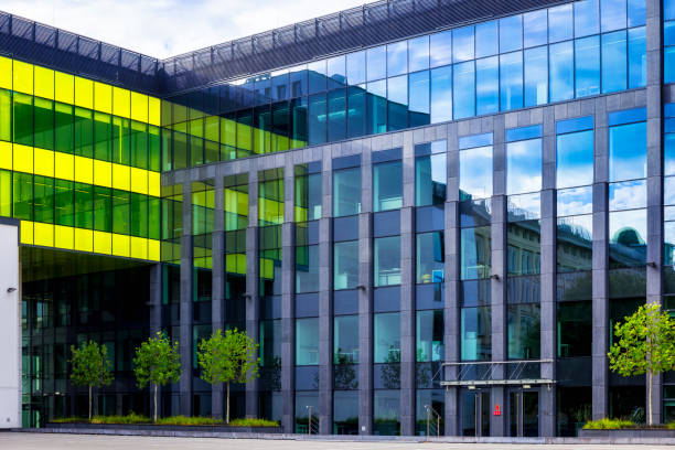 istock Glass facade of the modern office building 865742546