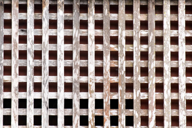 istock Old crossing wood with nails for vintage texture and background 865745846