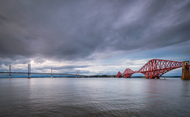istock Bridges Converge on North Queensferry 865746706